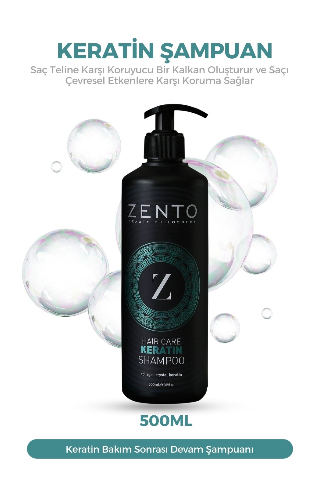 Zento Keratin şampuan 500 Ml
