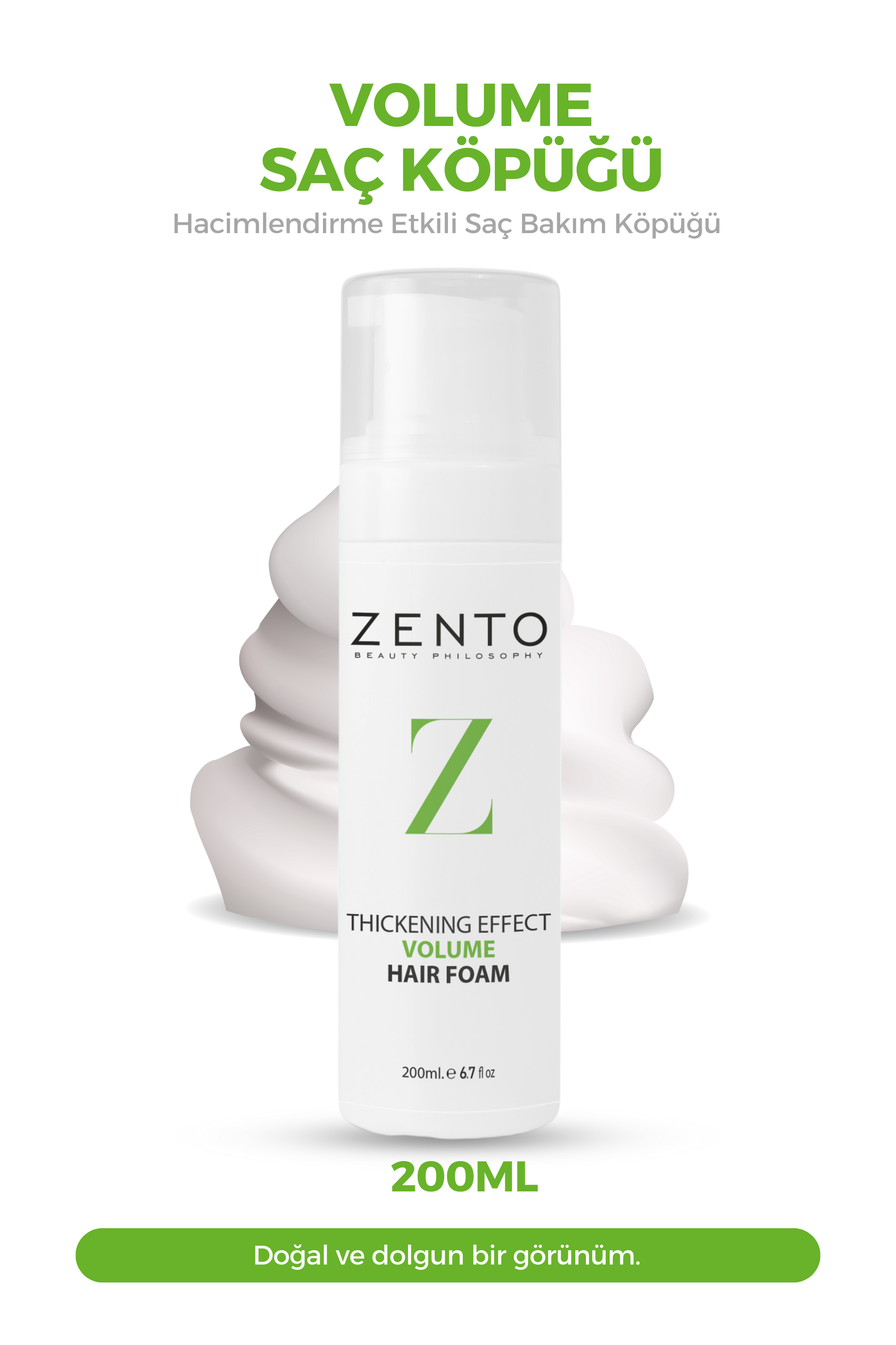 Zento Volum Köpük 200 Ml