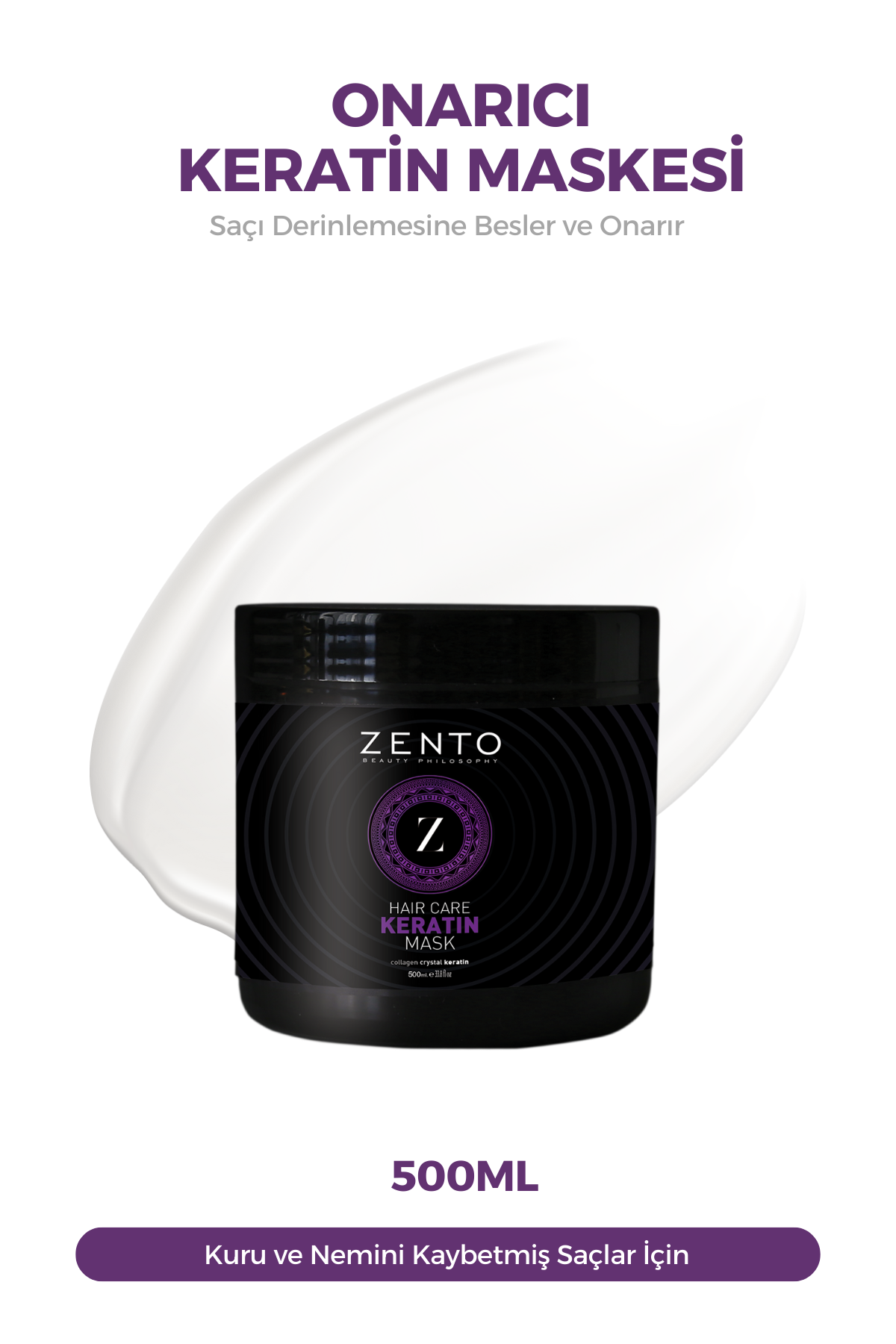 Zento Keratin Maske 500 Ml
