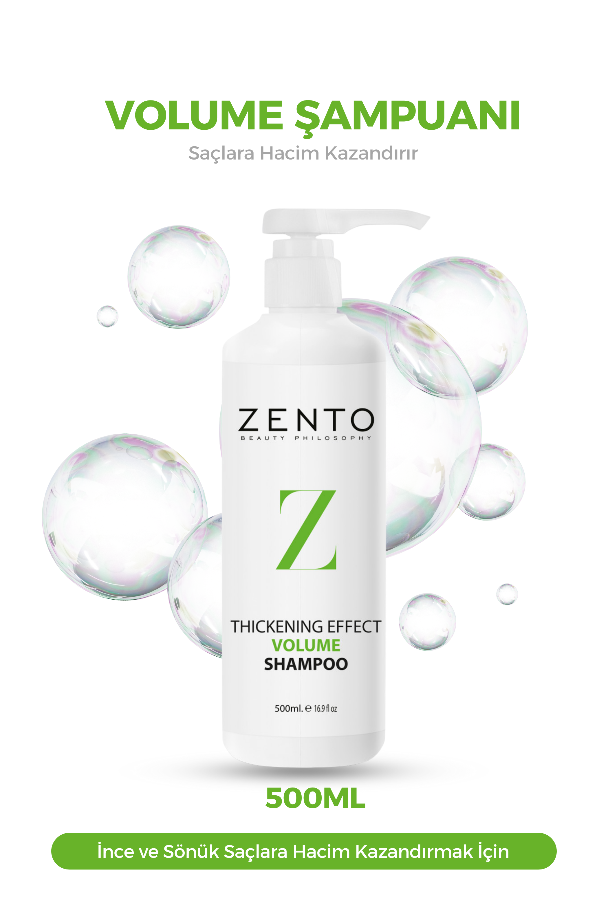 Zento Volume şampuan 500 Ml